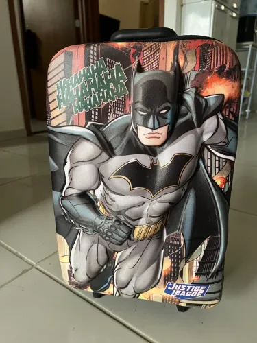 Mochila 3D batman, rodinha tripla, Diplomata
