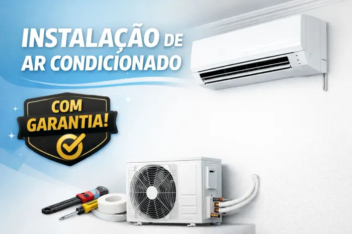 Instalação de ar condicionado - a partir de $400,00