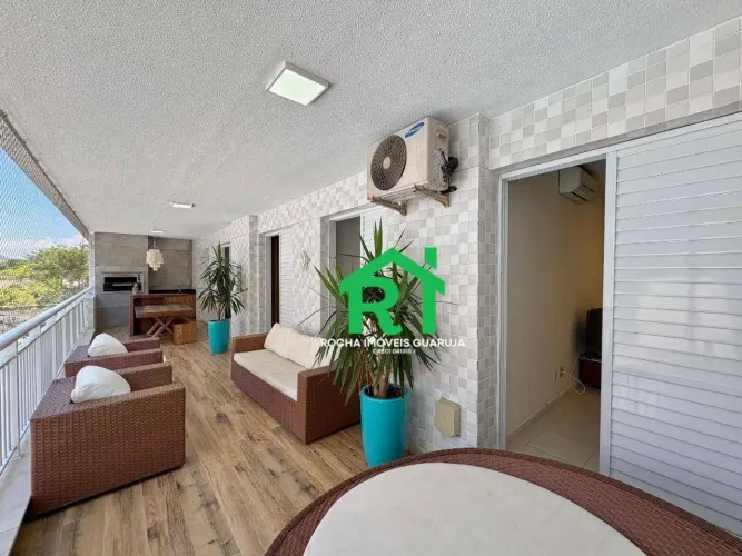 Apartamento com 3 quartos (1 suíte), 2 vagas e lazer, à venda em Jardim Astúrias, Guarujá.