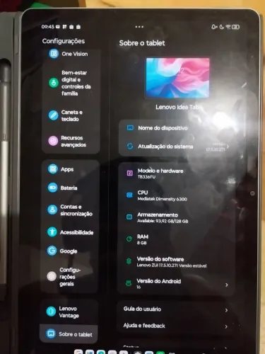 Tablet Lenovo Ideatab + CAPA COM TECLADO + PEN