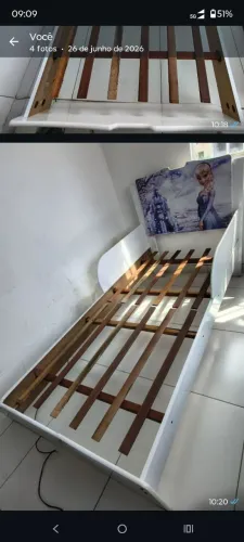 Cama Infantil Frozen + colchão