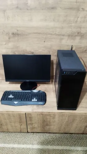 Computador gamer I5 - 16gb Ram - Hd 500gb + placa de vídeo Gforce + monitor 24" + teclado.