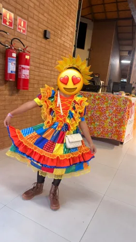 Vestido Junino 8/9 anos - São João  
