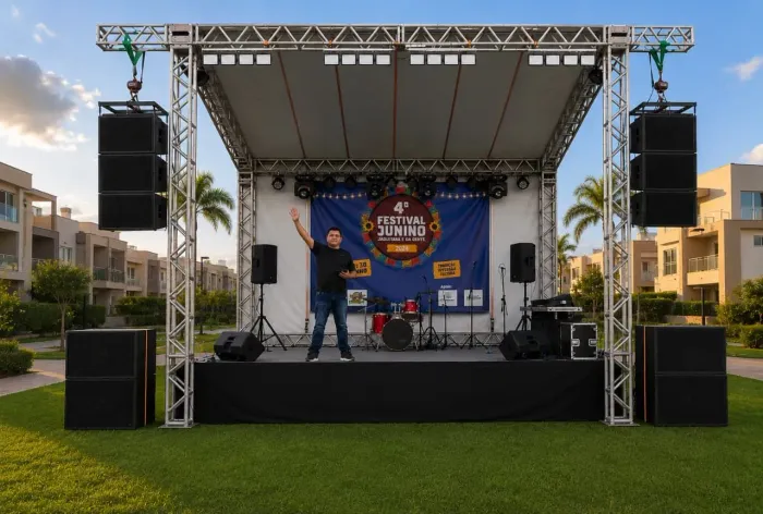 Locação de palco