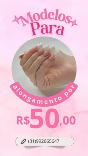 Preciso de modelo pra alongamento 