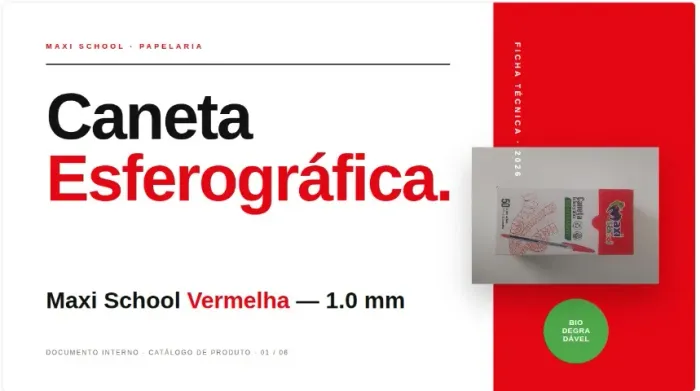 Lote de material de papelaria canetas e pastas