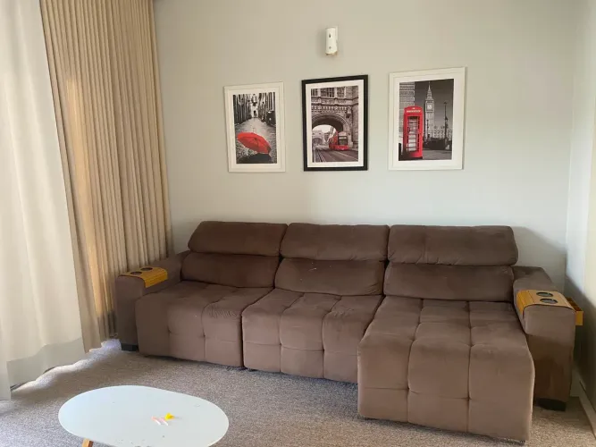 VENDO: Sofá Retrátil, Reclinável e com Chaise