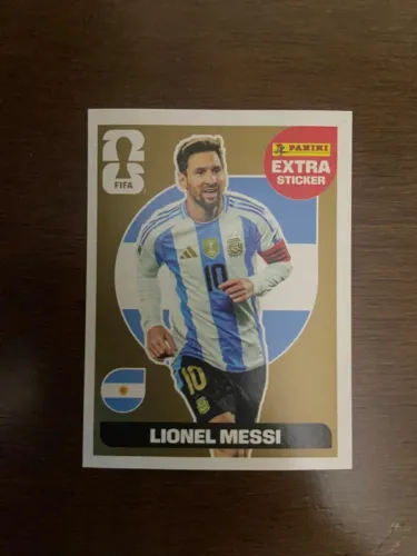 FIGURINHA MESSI LEGEND GOLD 2026