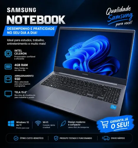 NOTEBOOK SAMSUNG INTEL CELERON