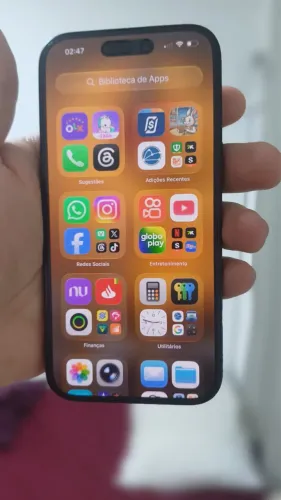 Vende se iPhone 15 normal preto fosco 128 giga
