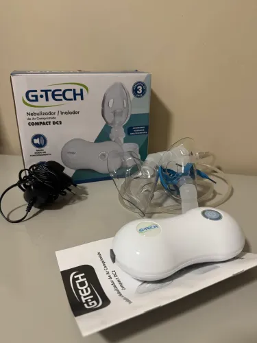 Nebulizador G-Tech Compact DC2 - Usado 1x, Completo
