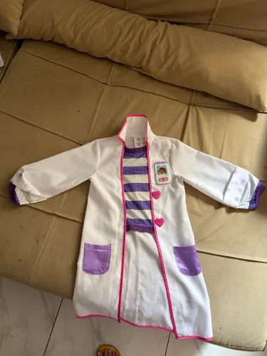 Jaleco infantil Dra brinquedo