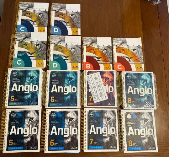 Kit Apostilas Anglo 2º ano Ensino Médio