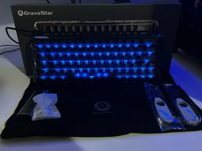 Teclado Magnético Gravastar Mercury V60 - Preto