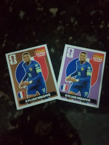 Figurinhas mbappe legend bronze e bordo