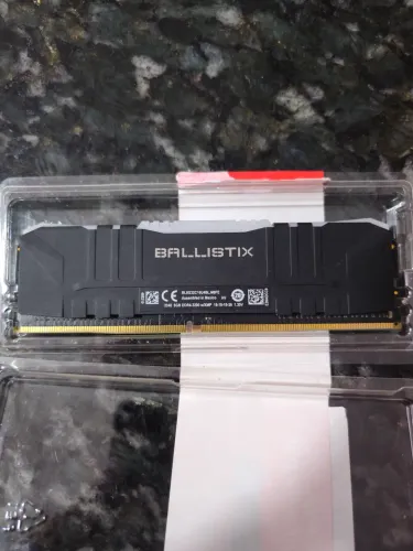 Memória RAM Crucial Ballistix 8GB DDR4 3200MHz CL16 XMP - Gamer