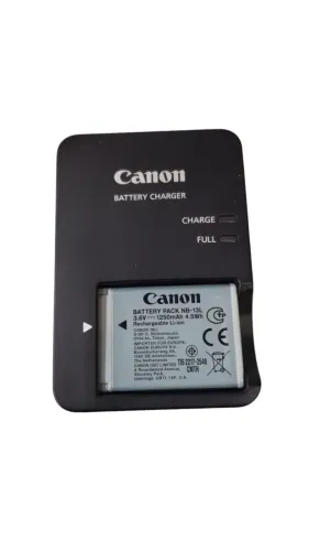 Carregador Canon e bateria nb13 gx7x iii