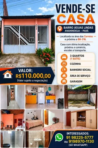 Casa a venda pronta para morar