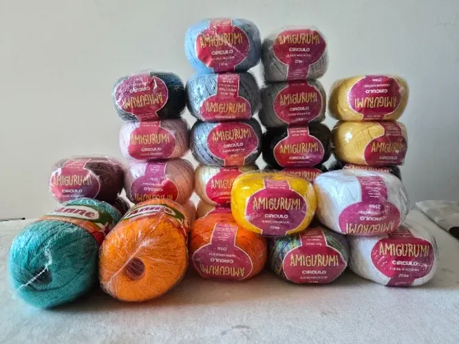 Kit linhas amigurumi