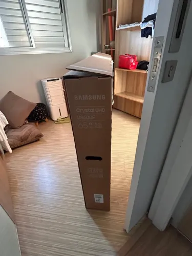 Caixa Papelão Samsung 65 polegadas