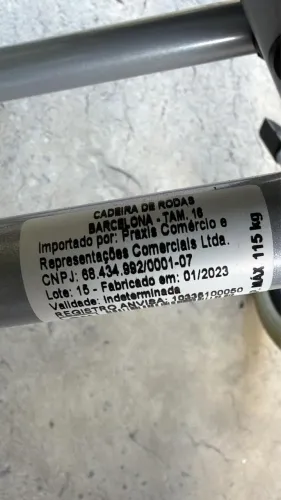 Cadeira Rodas PRAXIS Heavy Duty