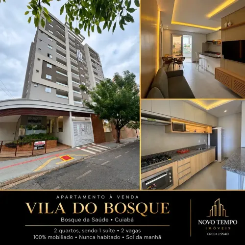 Apartamento mobiliado á venda, bosque da saúde - Cuiabá-MT.