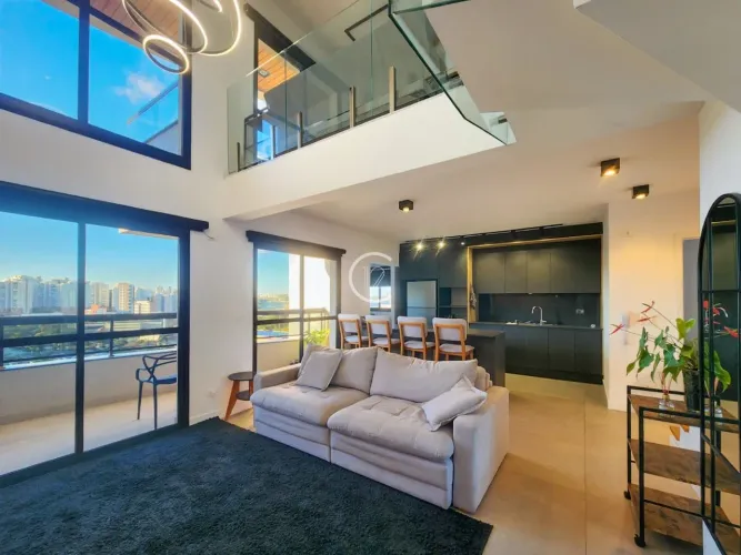 Apartamento com 1 quarto e vista livre para alugar, 94 m² por R$ 6.562/mês - Jardim Aquari
