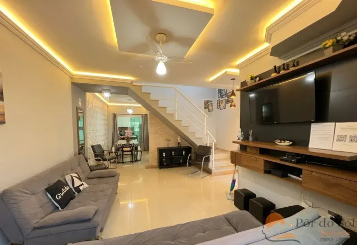 Casa Sobrado 3 suítes com churrasqueira para comprar na Praia Grande