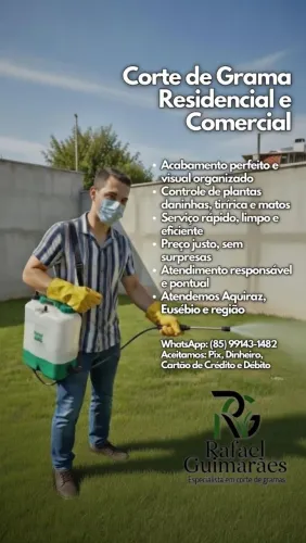 Plantio, corte e cuidados com grama/gramado