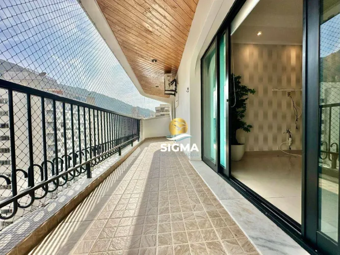 Apartamento com 3 dormitórios à venda, 150 m² por R$ 850.000,00 - Pitangueiras - Guarujá/S
