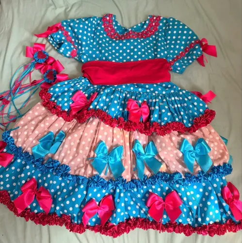 Vestido quadrilha