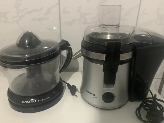 Kit Sucos Mondial: Centrífuga Juicer + Espremedor Premium