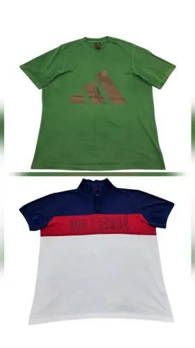 Kit 2 camisetas Adidas e Viv L'eroa