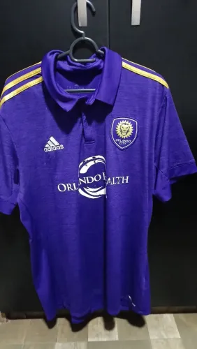 Camisa Orlando City Roxa 2015/2016 Adidas MLS Kaká Era - Tamanho G / L