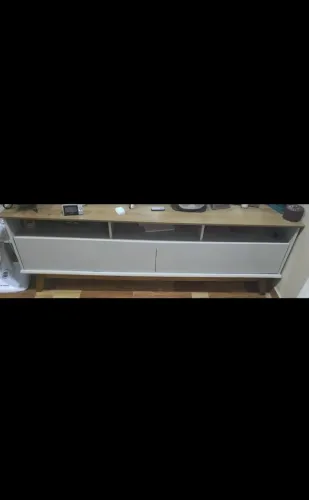 Rack off white com tampo em embuia