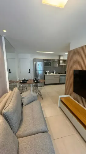 Edf. Lê Grand - Quarto e sala - mobiliado - Ponta Verde