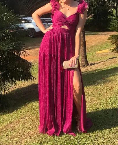 Vestido longo M loja tania bastos