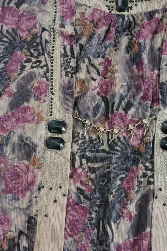 blusa feminina floral xxl
