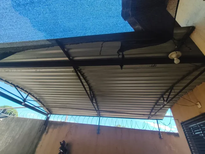 Estrutura metálica para garagem