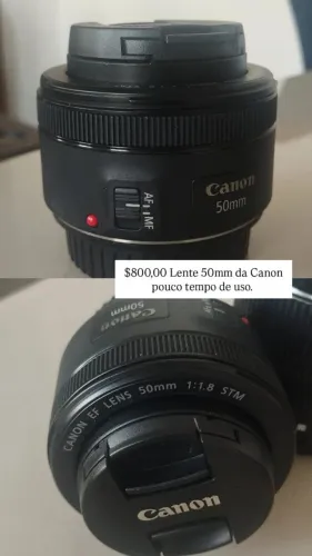 Lente de Câmera Canon