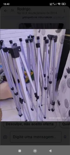 Estrutura de gazebo ....sem lona