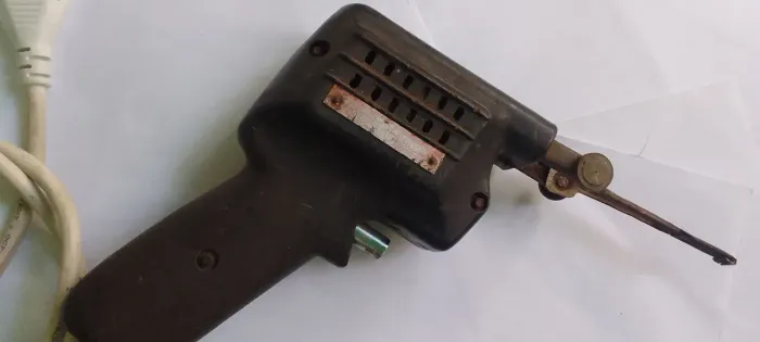 pistola soldadora anos 40 50 funcionando rara marca T.H.F IND NACIONAL