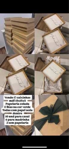 Caixa para padrinhos 