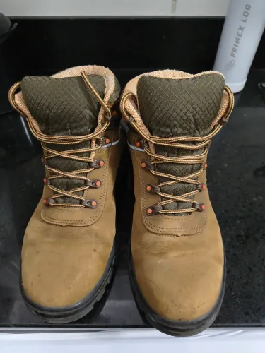Bota Segurança Couro Nobuck Marluvas bico PVC 