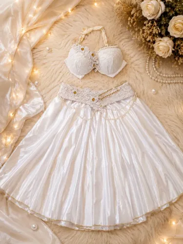 Dança do Ventre Traje Branco Completo