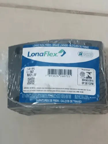 Jogo de lona de freio L562 Lonaflex (8pcs)