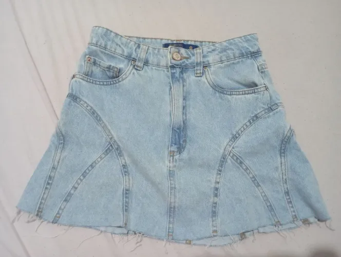 Mini saia jeans Tam.36