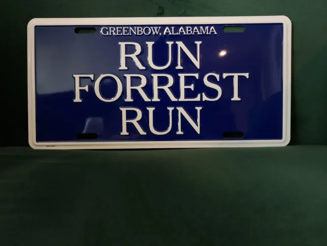 Quadro Placa Decorativa em Metal Oficial Bubba Gump