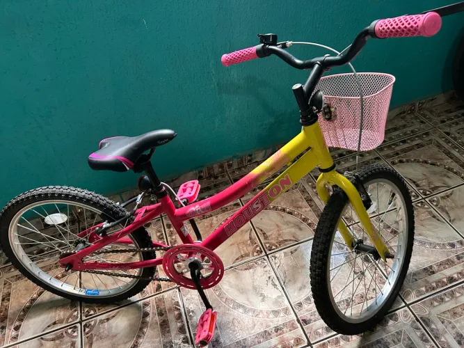 Bicicleta Infantil Aro 20 Houston - Linda e Conservada (Aceito negociação)