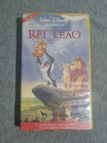Fita VHS O Rei Leão - Clássicos Walt Disney Original Dublado